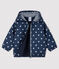 Baby Jacke mit Print für Mädchen/Jungen blau SMOKING/weiss MARSHMALLOW