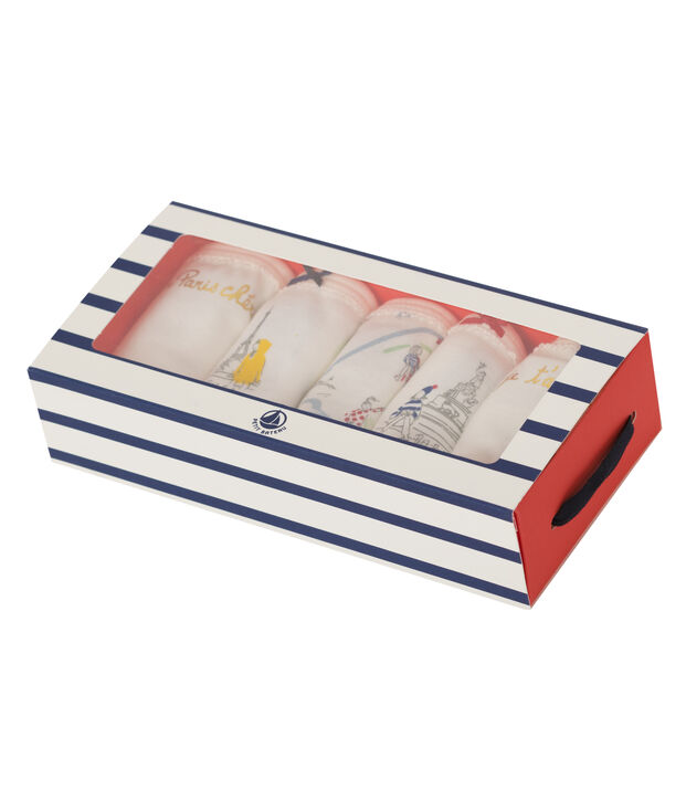 Set mit 5 Unterhosen f&uuml;r kleine M&auml;dchen vielfarbig