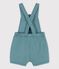 Kurze Baby-Latzhose aus gefärbtem Denim grün BRUT