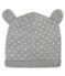 Unisex Baby Mütze aus Fleece grau SUBWAY/weiss MARSHMALLOW