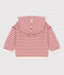 Baby-Kapuzensweatshirt aus Frottee weiss AVALANCHE/ STOP