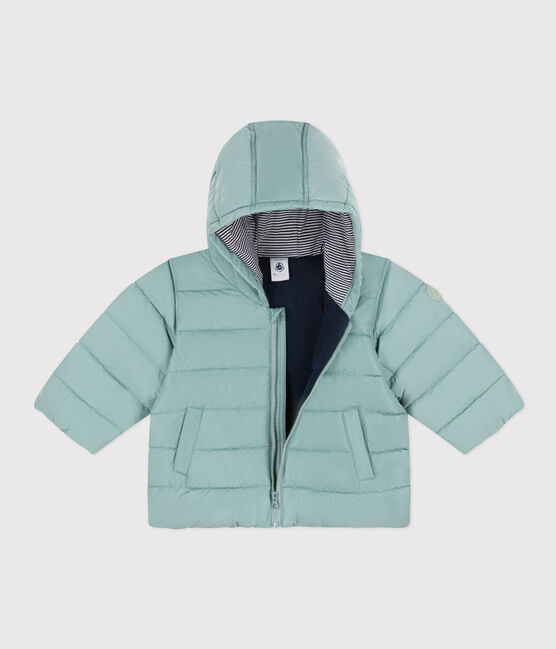 Baby-Anorak mit Fleece-Futter grün PAUL