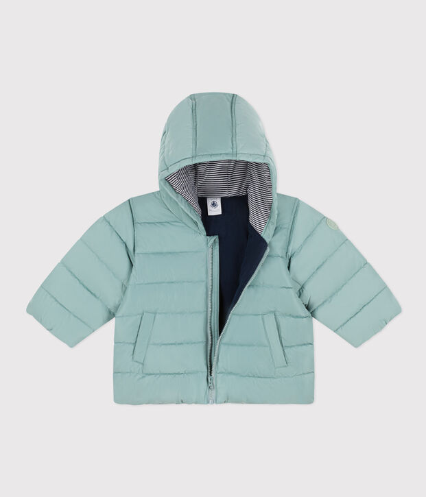 Baby-Anorak mit Fleece-Futter gr&uuml;n