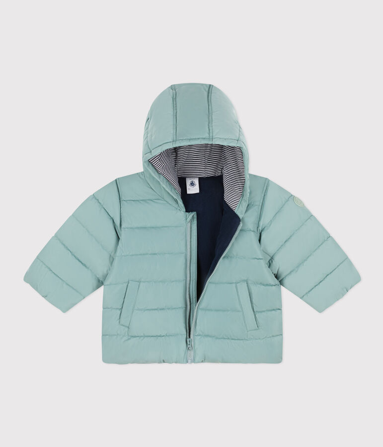 Baby-Anorak mit Fleece-Futter gr&uuml;n PAUL