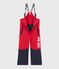 Skihose für Jungen und Mädchen rot TERKUIT/ SMOKING