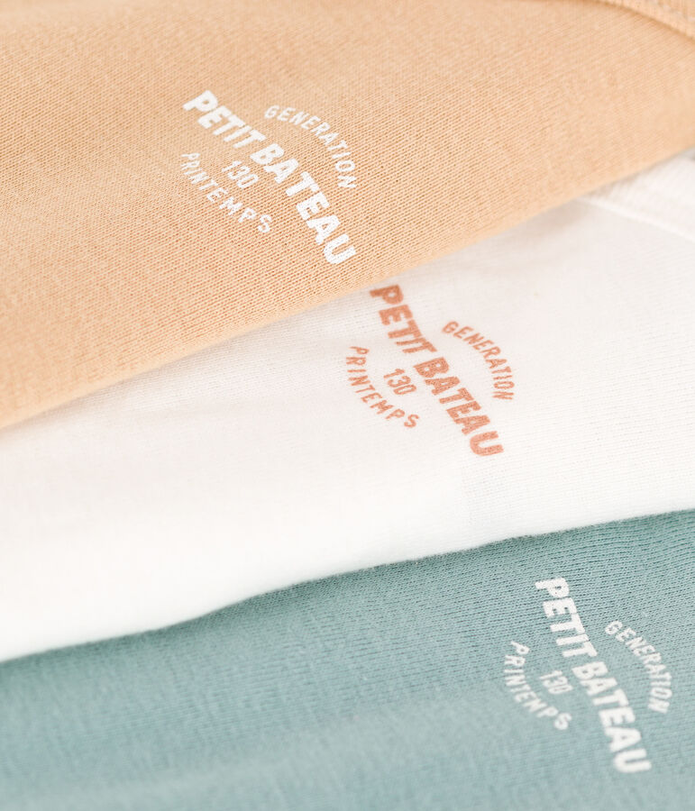 3er-Set lang&auml;rmelige Wickelbodys &bdquo;130 Printemps&ldquo; aus Baumwolle vielfarbig