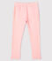 Bedruckte Baby-Leggings für Mädchen rosa MINOIS/weiss MARSHMALLOW