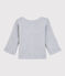 Baby-Cardigan aus Bio-Baumwollstrick grau POUSSIERE CHINE