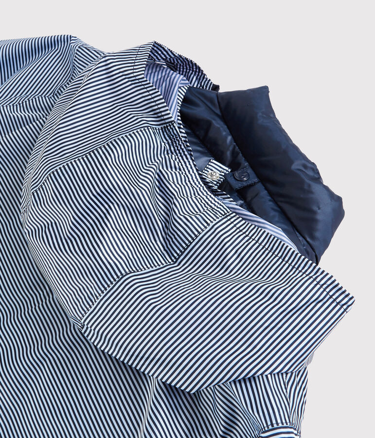 Windjacke f&uuml;r Damen, 3 in 1, recycelt blau/weiss