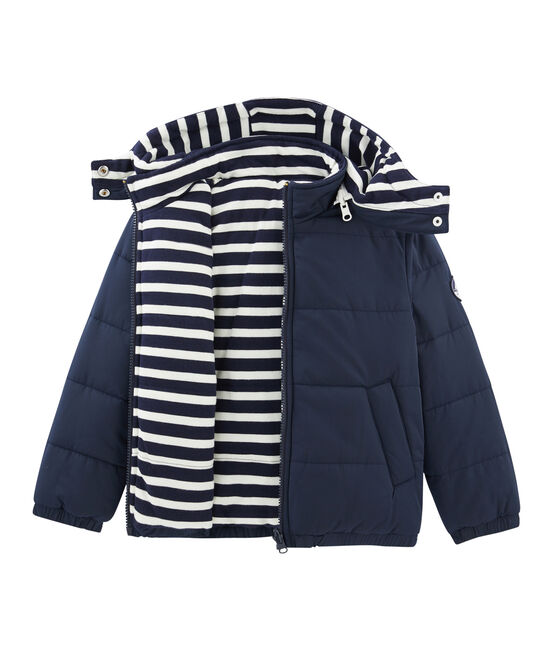 Wattierte Kinder-Jacke blau SMOKING