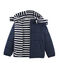Wattierte Kinder-Jacke blau SMOKING
