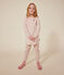 Kinder-Nachthemd aus Nicki. rosa SALINE/weiss MULTICO