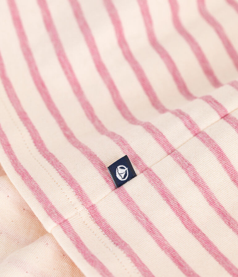 Lang&auml;rmeliges Kinder-Kleid aus Doppeljersey f&uuml;r M&auml;dchen rosa AVALANCHE/ ROSELINE