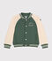 Teddyjacke aus Molton Kinder/Jungen grün CROCO/ AVALANCHE