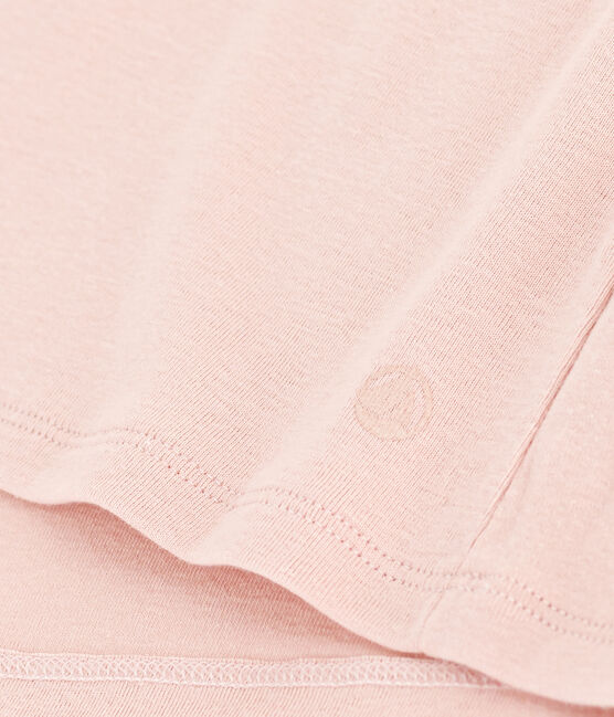 T-Shirt L’ICONIQUE aus Baumwolle mit rundem Ausschnitt für Damen rosa SALINE