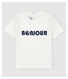 Baby-T-Shirt aus Baumwolle.