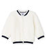 Unisex-Baby-Cardigan aus Sherpa in Schaffelloptik