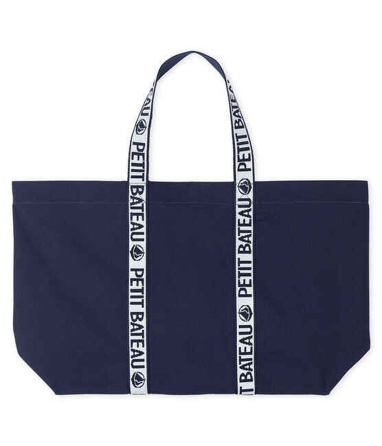 Tragetasche mit Logo blau SMOKING