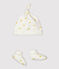 Zweiteiliges Baby-Set aus Bio-Baumwolle weiss MARSHMALLOW/ ORGE