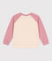 Kinder Unisex-Sweatshirt aus Baumwolle rosa CHARME/weiss MULTICO