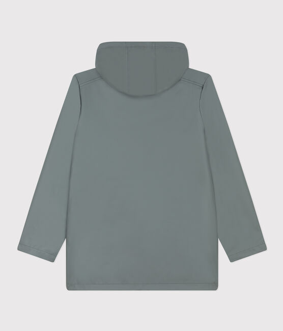 Regenjacke aus recyceltem Material und Bio-Baumwolle grün THUYA