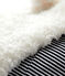 Baby-Mütze aus Sherpa für Mädchen/Jungen weiss MARSHMALLOW