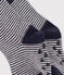 Antirutsch-Socken für Babys blau SMOKING/weiss MARSHMALLOW