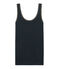 Tanktop aus 2 x 2 Rippstrick für Damen blau SMOKING