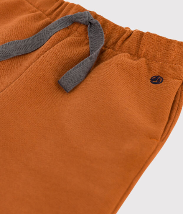 Babyhose aus Molton braun