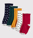 5er-Set Kindersocken für Mädchen