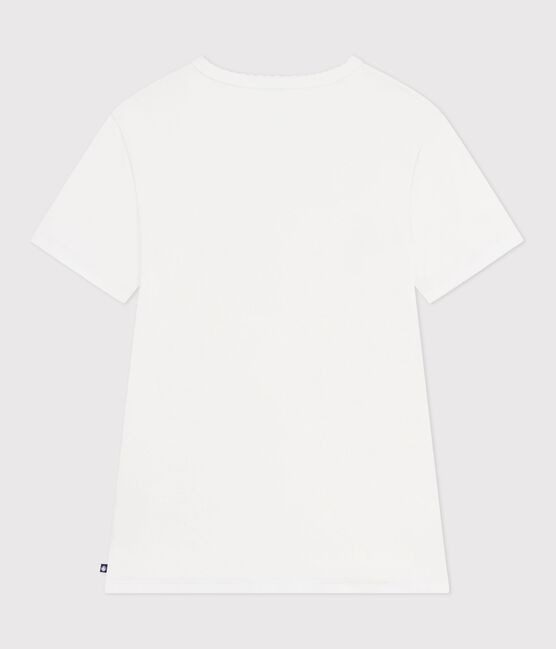 Kurzärmeliges Damen T-Shirt aus Baumwolle weiss ECUME