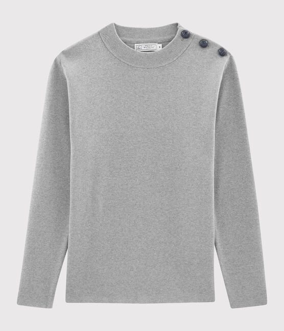 Seemannspullover Herren grau SUBWAY CHINE