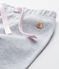 Babyhose aus Strick für Mädchen grau POUSSIERE CHINE