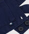 Kurze Baby-Latzhose aus Serge blau MEDIEVAL