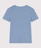 T-Shirt L’ICONIQUE aus Baumwolle mit rundem Ausschnitt für Damen blau AZUL