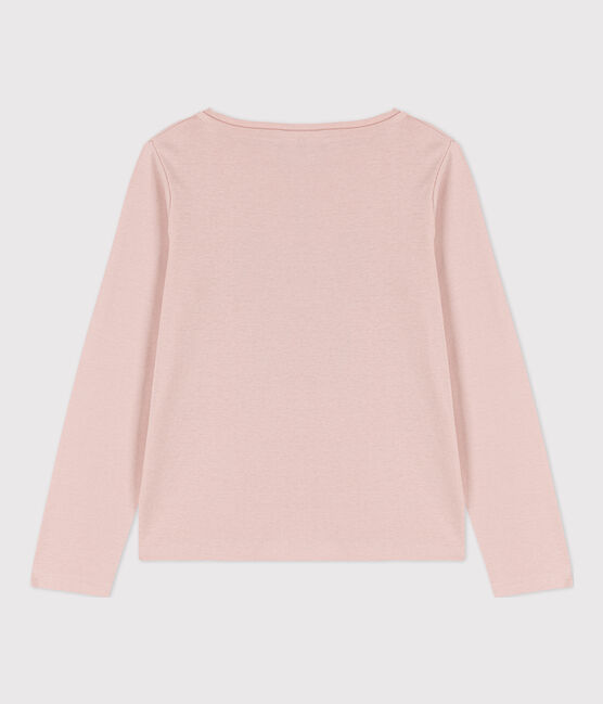 Langärmeliges Kinder-T-Shirt aus Baumwolle für Mädchen und  Jungen rosa SALINE