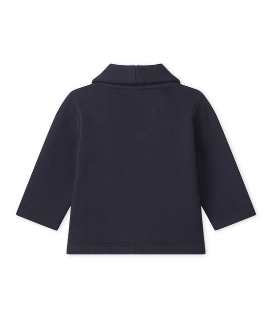 Baby-Jacke aus Molton für Jungen blau SMOKING