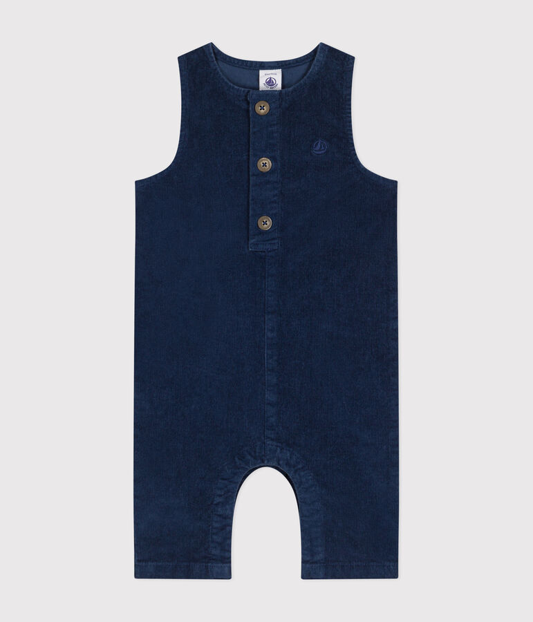 Baby-Overall aus Cord blau
