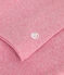 Langärmeliges Damen-T-Shirt "L'Iconique" mit Mäusezähnchenkante aus einfarbigem Rippstrick rosa ROSELINE CHINE