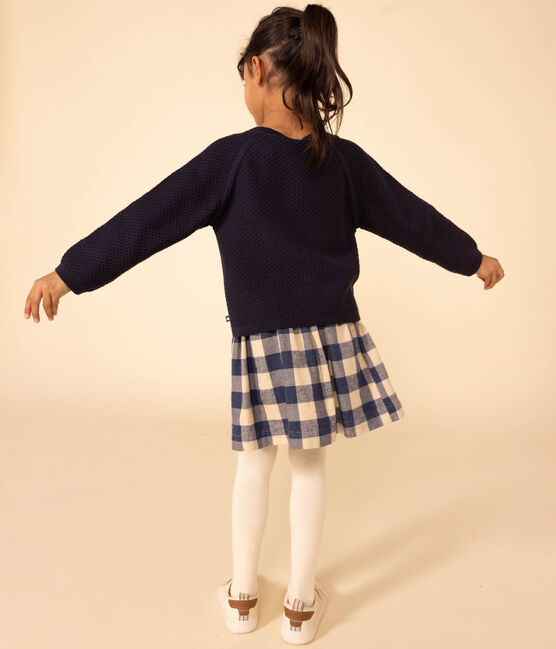 Kinderrock aus Baumwoll-Flanell zum Eislaufen für Mädchen INCOGNITO/ AVALANCHE