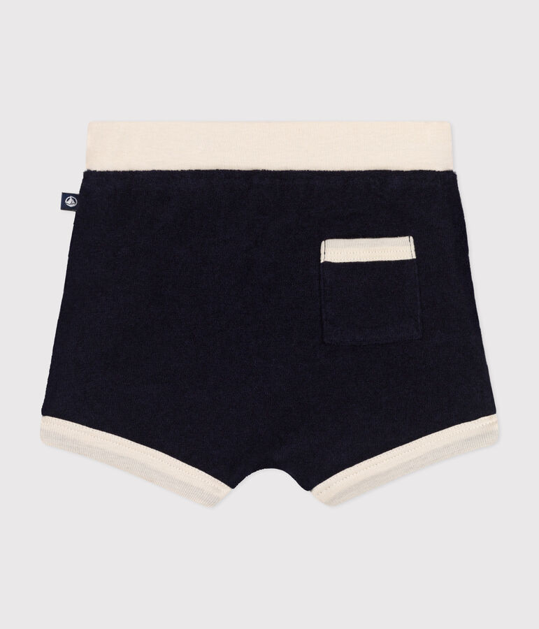Baby-Shorts aus Frottee blau
