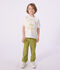 Kurz&auml;rmeliges Kinder T-Shirt aus Baumwolle weiss