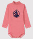Langärmeliger Baby-Body mit Rollkragen