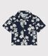 Kurzärmeliges Babyhemd mit Hawaii-Motiv