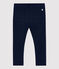 Baby-Body aus Baumwolle. blau SMOKING/weiss MARSHMALLOW