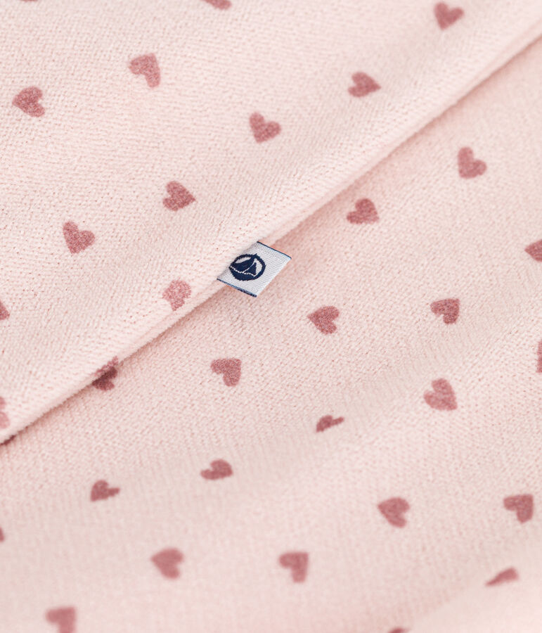 Bodyjama aus Nicki mit kleinen Herzen f&uuml;r Babys rosa SALINE/ ROSEWOOD