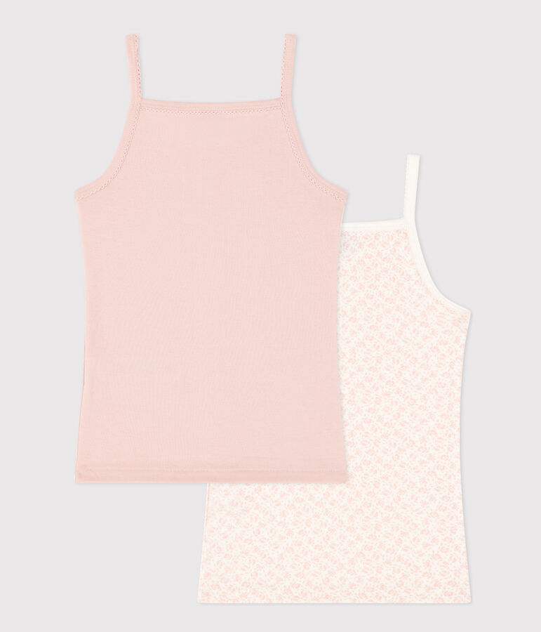 2er-Set Kinder-Tr&auml;gerhemden aus Baumwolle variante 1