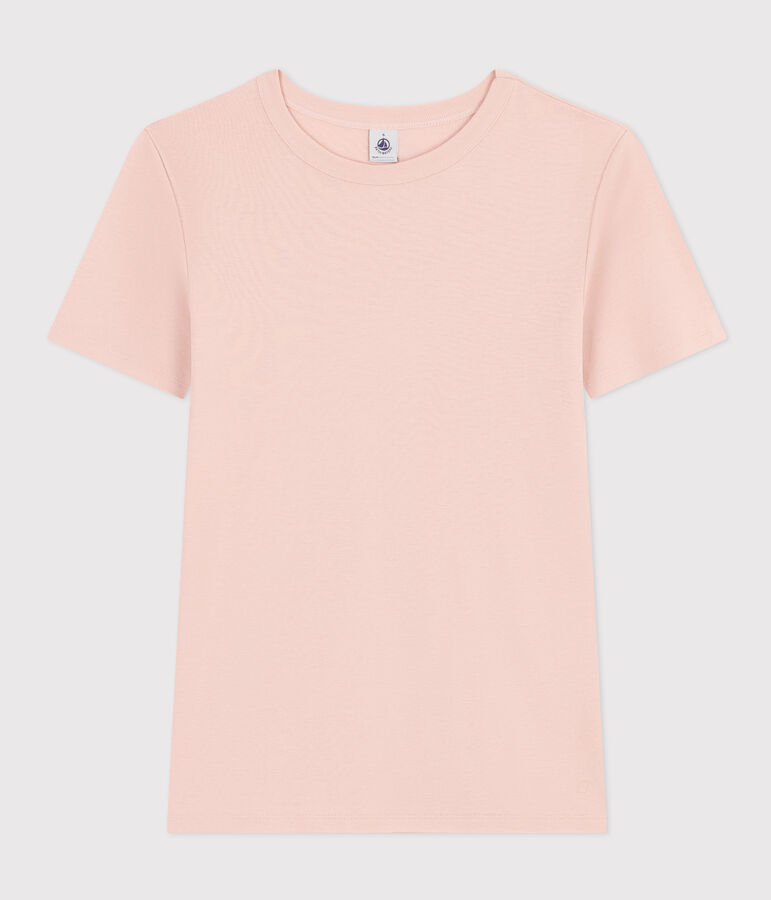 T-Shirt L&rsquo;ICONIQUE aus Baumwolle mit rundem Ausschnitt f&uuml;r Damen rosa