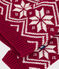 Baby-Pullover aus Wolle und Baumwolle mit Muster rot AMARANTE/ AVALANCHE