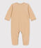 Baby-Strampler aus Nicki mit Schafmotiv beige TRENCH